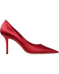 Jimmy Choo - Love 85 Satin Pumps - Lyst