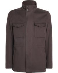 Herno - Virgin Wool-Cashmere Field Jacket - Lyst