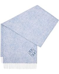 Loewe - Wool-Cashmere Anagram Scarf - Lyst