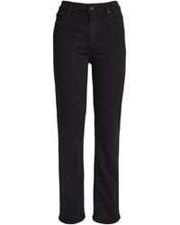 PAIGE - Cindy High-Rise Straight Jeans - Lyst