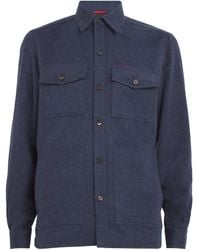 Isaia - Cashmere-Blend Overshirt - Lyst