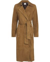 Arma - Lamb Suede Yava Trench Coat - Lyst