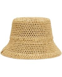 Weekend by Maxmara - Woven Bucket Hat - Lyst