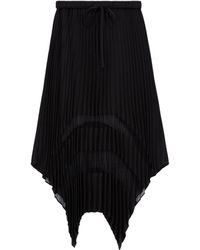 The Kooples - Pleated Midi Skirt - Lyst