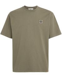 Stone Island - Organic Cotton Logo T-Shirt - Lyst