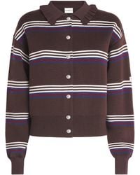 Claudie Pierlot - Wool-Blend Stripe Cardigan - Lyst