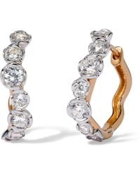 Annoushka - And Diamond Whoopsie Daisy Hoop Earrings - Lyst