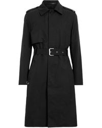 AllSaints - Cotton-Blend Bastille Trench Coat - Lyst