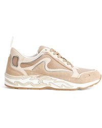 Sandro - Suede-Trim Flame Sneakers - Lyst