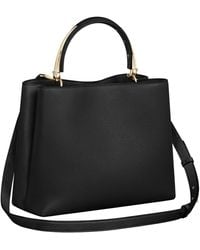 Cartier - Medium Calfskin Panthère De Top-Handle Bag - Lyst