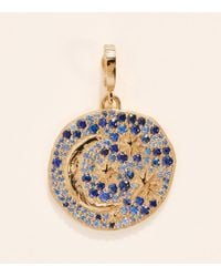 Azlee - And Sapphire Cosmic Dreams Coins Charm - Lyst