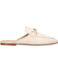 Tod's - Leather Slippers - Lyst