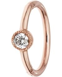 Maria Tash - Scalloped Diamond Hoop Earring - Lyst