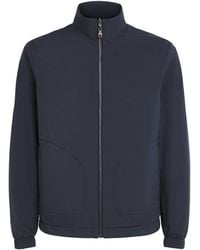 FIORONI CASHMERE - Wool Reversible Bomber Jacket - Lyst