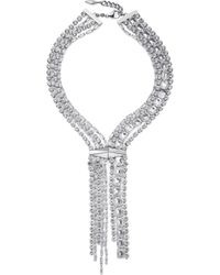Jimmy Choo - Crystal-Embellished Zandra Necklace - Lyst