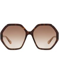 Chloé - Acetate Esther Geometric Sunglasses - Lyst