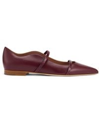 Malone Souliers - Leather-Snake Skin Maureen Ballet Flats - Lyst