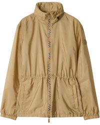 Burberry - Technical Adaptable Check-Trim Parka - Lyst