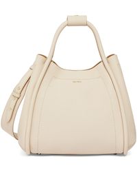 Max Mara - Small Leather Marine Top-Handle Bag - Lyst