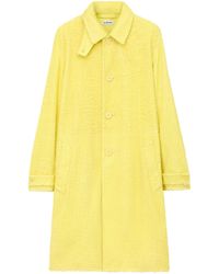 Loewe - Lambskin Textured Trench Coat - Lyst