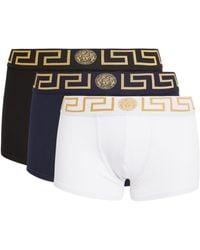 Versace - Iconic Greca Trunks (pack Of 3) - Lyst