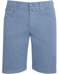 Jacob Cohen - Stretch Cotton Nicolas Bermuda Shorts - Lyst