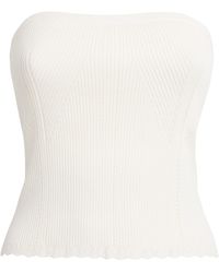 PAIGE - Knitted Valentina Bandeau Top - Lyst