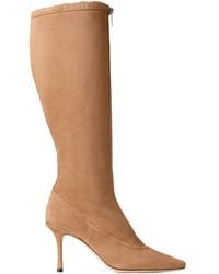 Jimmy Choo - Jozi 85 Suede Knee-High Boots - Lyst