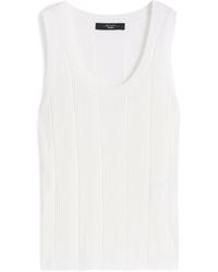Weekend by Maxmara - Rib-Knit Tank Top - Lyst