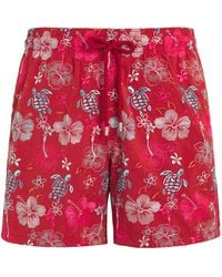 Vilebrequin - Tropical Turtles Embroidered Mistral Swim Shorts - Lyst