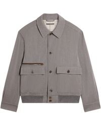 dunhill - Wool Super 120S Bomber Jacket - Lyst
