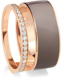 Repossi - And Diamond Lacquer Berbere Ring - Lyst
