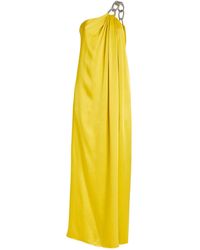 Stella McCartney - Exclusive Satin Embellished Falabella Gown - Lyst