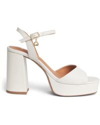 Maje - Leather Platform Sandals 100 - Lyst