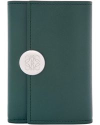 Loewe - Small Leather Pebble Wallet - Lyst
