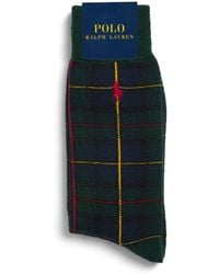 Polo Ralph Lauren - Egyptian Cotton-Blend Hudson Ankle Socks - Lyst