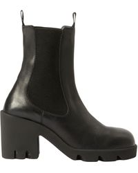Burberry - Stride Leather Chelsea Boots - Lyst