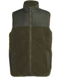 Barbour - Newlan Fleece Gilet - Lyst