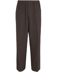 Sandro - Stretch Jersey Trousers - Lyst
