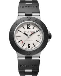 BVLGARI - Aluminium Titanium Watch 40mm - Lyst