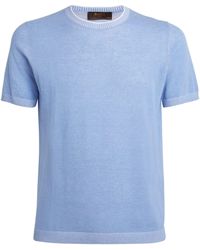 Moorer - Knitted T-shirt - Lyst