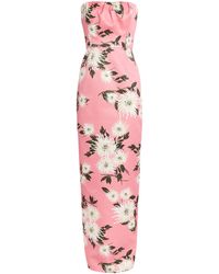 Emilia Wickstead - Strapless Emine Column Gown - Lyst