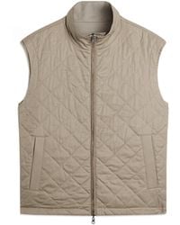 dunhill - Cashmere-Mulberry Silk Reversible Gilet - Lyst