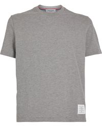 Thom Browne - 4-Bar Panel T-Shirt - Lyst