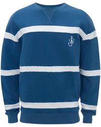 JW Anderson - Cotton Striped Sweatshirt - Lyst