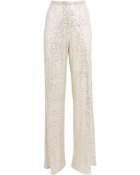 ‎Taller Marmo - Embellished Wide-Leg Marlene Trousers - Lyst