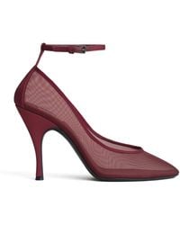 Alaïa - Mesh Ankle-Strap Pumps 100 - Lyst