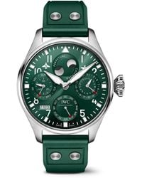 IWC Schaffhausen - Stainless Steel Big Pilot's Perpetual Calendar Automatic Watch 46mm - Lyst