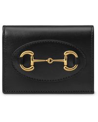 Gucci - Leather Horsebit 1955 Folding Wallet - Lyst