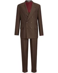 Brunello Cucinelli - Virgin Wool-Cashmere Leisure Two-Piece Suit - Lyst